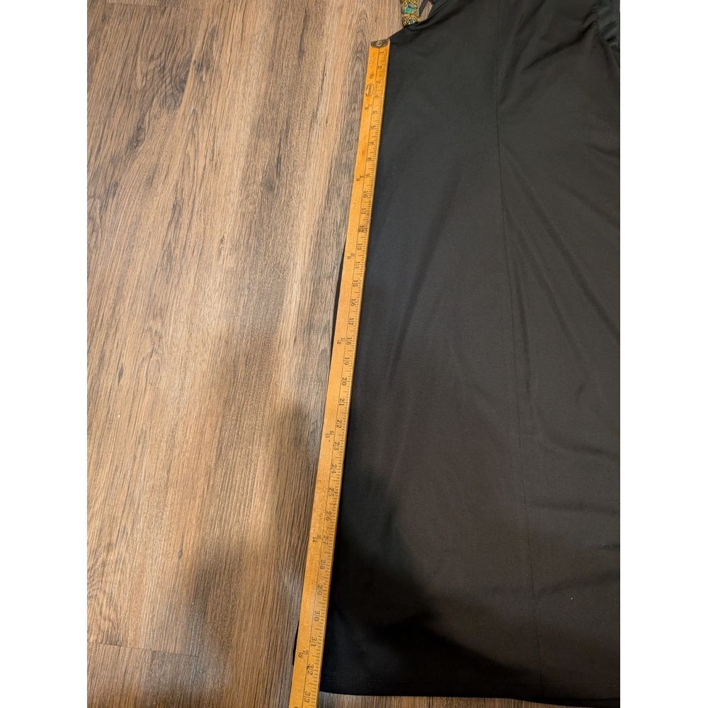 Polo Ralph Lauren Black Label Women's Beaded Jersey Cocktail Dress 12 Black - Picture 4 of 8